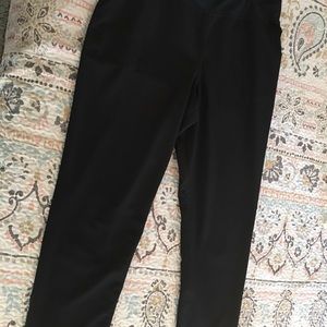 Land's End Black Polyester Dress or Casual Pants Size XL Tall